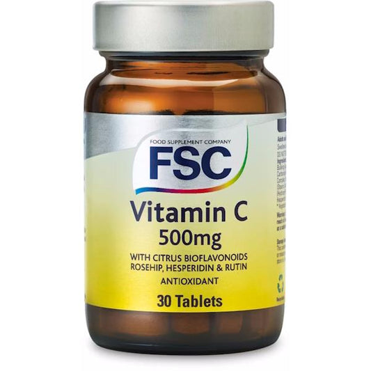FSC Vitamin C 500mg 30 Tablets (Case of 6)