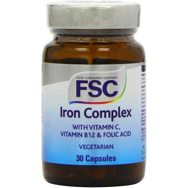 FSC Iron Complex 30 Capsules (Case of 6)