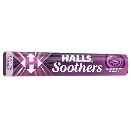 Halls Soothers Blackcurrant Flavour 45g (Case of 20)