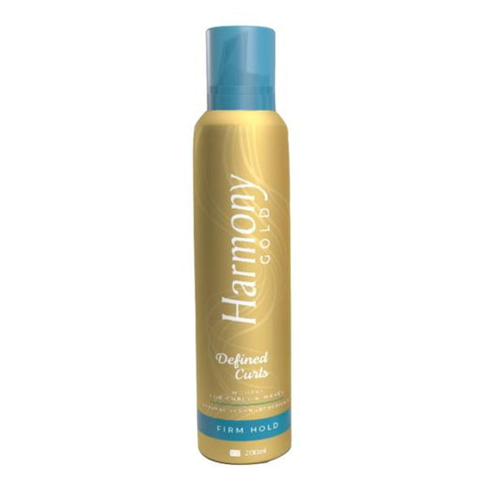 Harmony Gold Mousse Defined Curls Firm Hold 200ml (Case of 6)