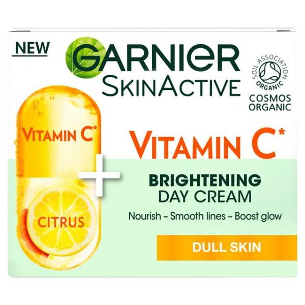 Garnier Skin Active Vitamin C Brightening Day Cream 50ml (Case of 6)