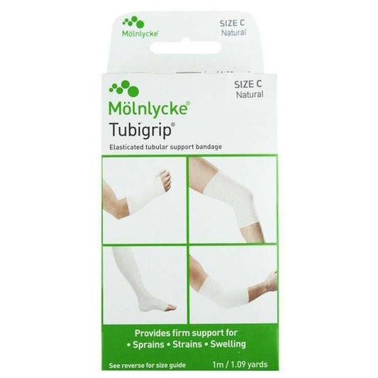 Tubigrip Elasticated Tubular Bandage Size C Natural 1 Metre (Case of 6)