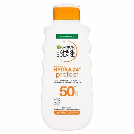 (LT) Garnier Ambre Solaire Hydra 24 Protect SPF50+ Sun Lotion 400ml (Case of 6)
