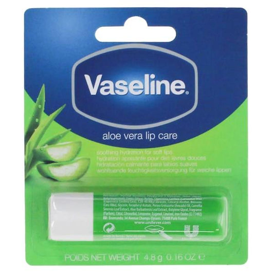 Vaseline Lip Care Aloe Vera Stick 4.8g (Case of 24)