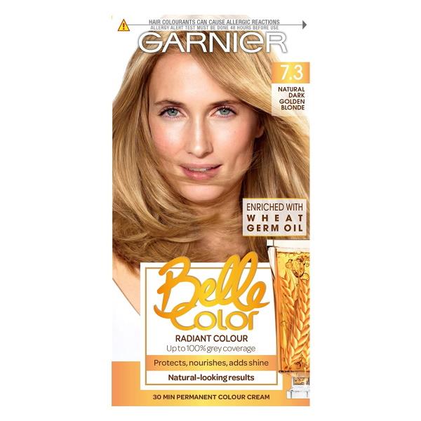 (LT) Garnier Belle Color Permanent Colour 7.3 Natural Dark Golden Blonde (Case of 3)