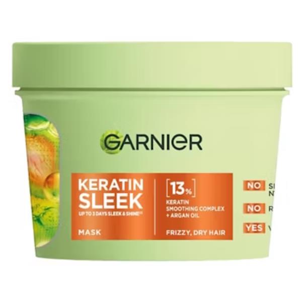 Garnier Keratin Sleek Mask 370ml (Case of 6)