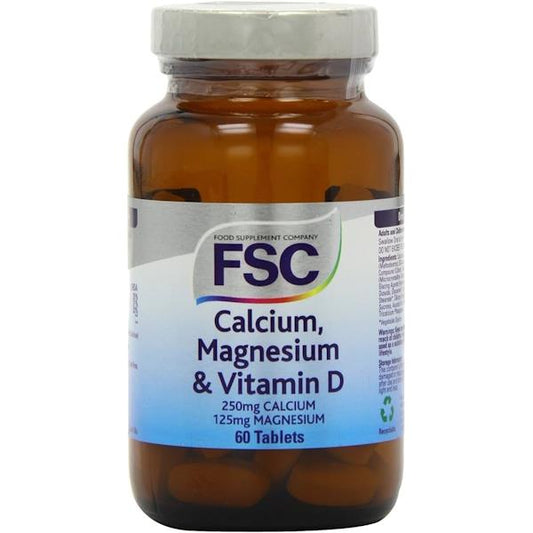 FSC Calcium 250mg, Magnesium & Vitamin D 60 Tablets (Case of 6)