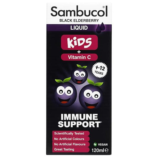 Sambucol Immune Support Liquid Kids Black Elderberry 120ml