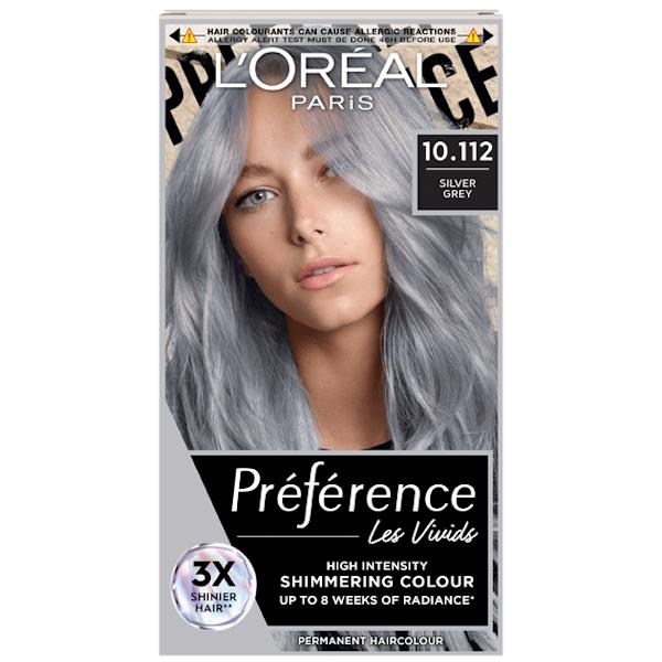 (LT) L'Oreal Preference Vivids 10.112 Silver Grey (Case of 3)