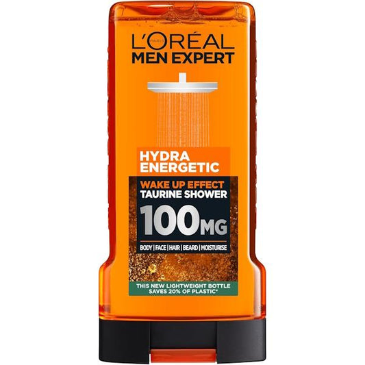 L'Oreal Men Expert Hydra Energetic Taurine Shower Gel 300ml (Case of 6)