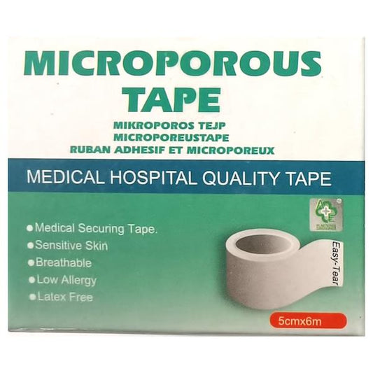 A&E Microporous Tape 5cm x 6M (Case of 12)