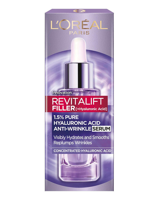 (LT) L'Oreal Revitalift Filler Hyaluronic Acid Anti-Wrinkle Serum 30ml (Case of 6)