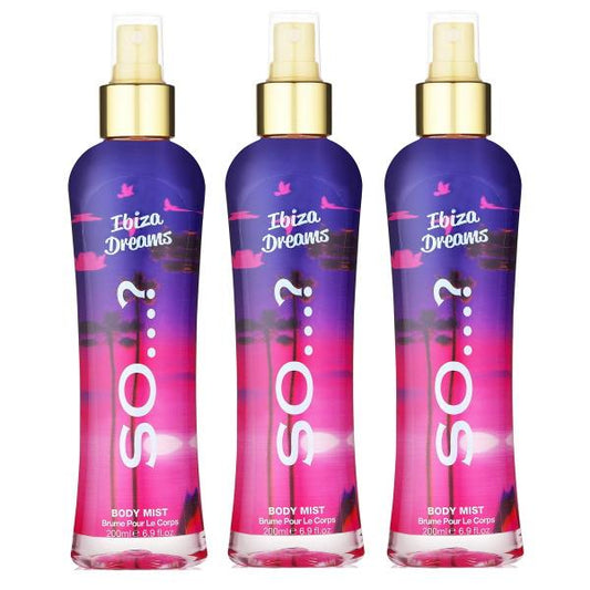 So...? Ibiza Dreams Body Mist 200ml (Case of 3)