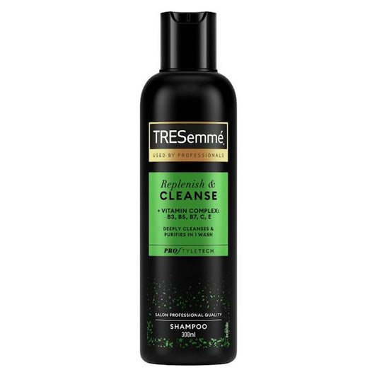 Tresemme Replenish & Cleanse Shampoo 300ml (Case of 6)