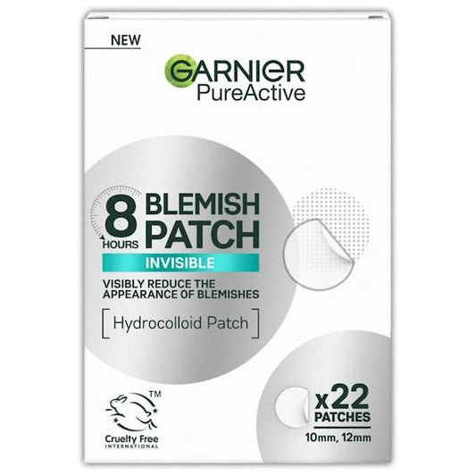 Garnier Pure Active Blemish Patch Invisible 22 Patches (Case of 8)