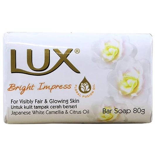 Lux Bright Impress Soap Bar 80g (Case of 48)