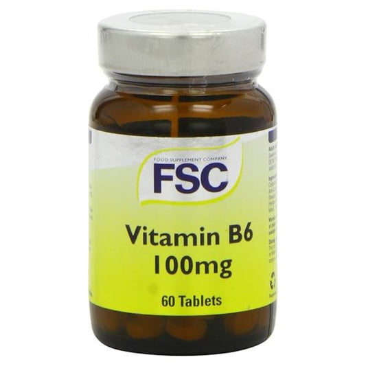 FSC Vitamin B6 100mg 60 Tablets (Case of 6)