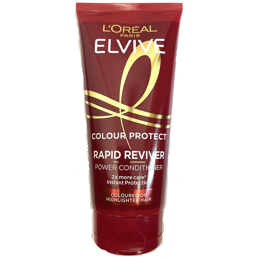 L'Oreal Elvive Colour Protect Rapid Reviver Power Conditioner 180ml (Case of 6)