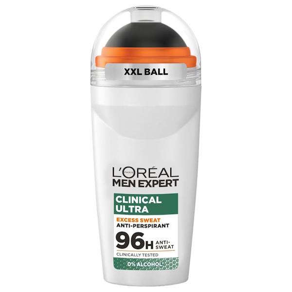 (LT) L'Oreal Men Expert Anti-Perspirant Roll-On Clinical Ultra 50ml (Case of 6)