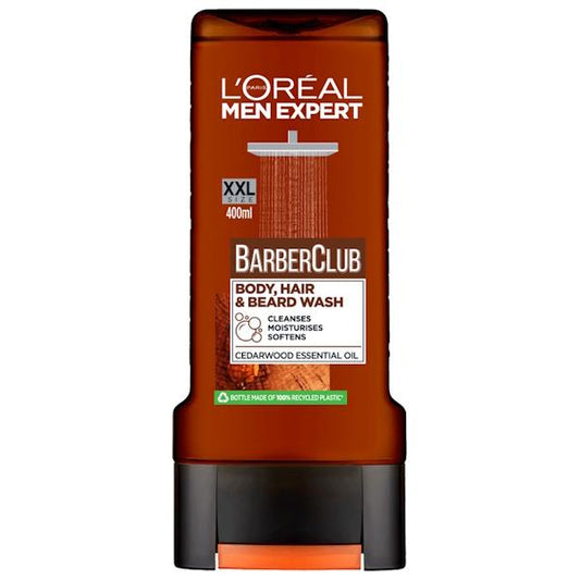 L'Oreal Men Expert Barber Club Shower Gel 400ml (Case of 6)