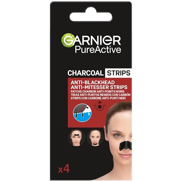 (LT) Garnier Skin Active Pure Active Charcoal 4 Anti-Blackhead Strips (Case of 12)
