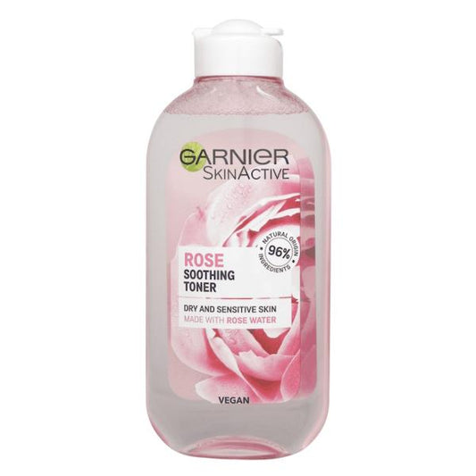 Garnier Skin Active Soothing Botanical Toner with Rose Water 200ml (Case of 6)