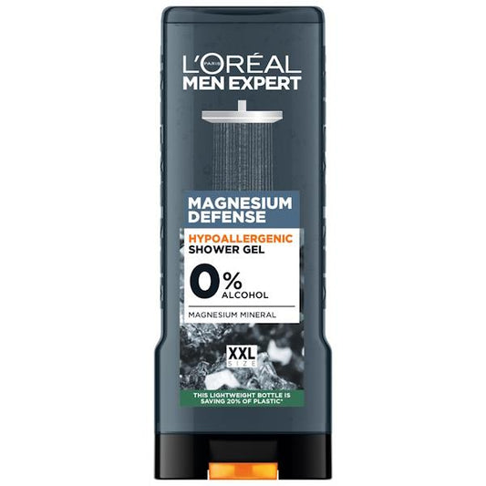 L'Oreal Men Expert Magnesium Defence Shower Gel 400ml (Case of 6)