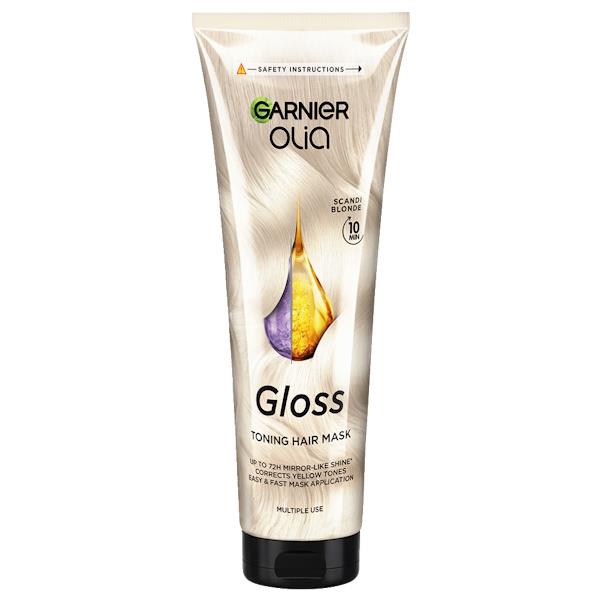 (LT) Garnier Olia Gloss Toning Hair Mask Scandi Blonde 150ml (Case of 6)