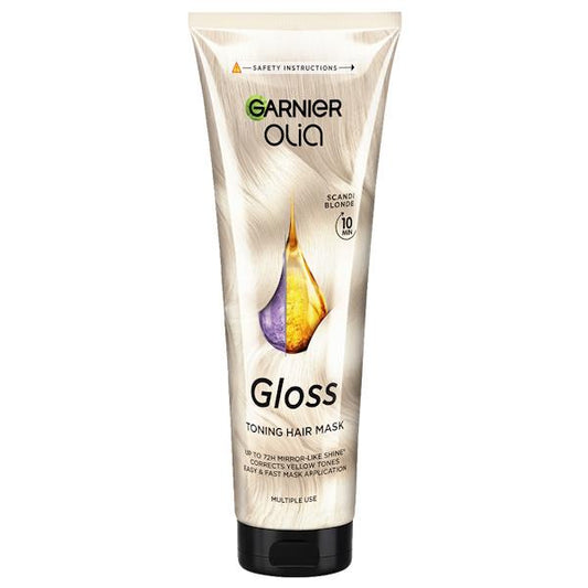 (LT) Garnier Olia Gloss Toning Hair Mask Scandi Blonde 150ml (Case of 6)