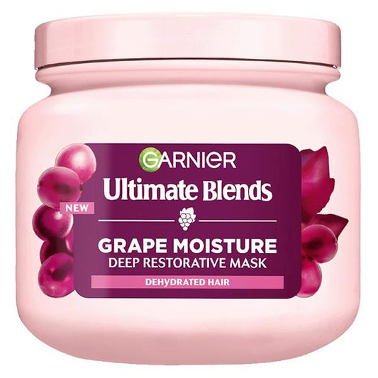 (LT) Garnier Ultimate Blends Grape Moisture Deep Restorative Mask 340ml (Case of 6)