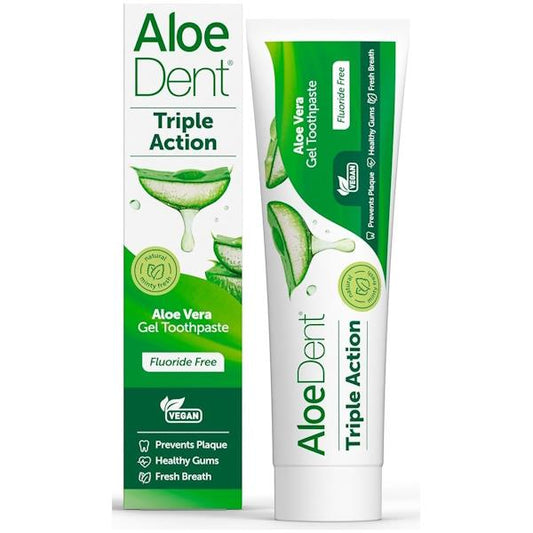 Aloe Dent Triple Action Aloe Vera Gel Toothpaste 100ml (Case of 6)