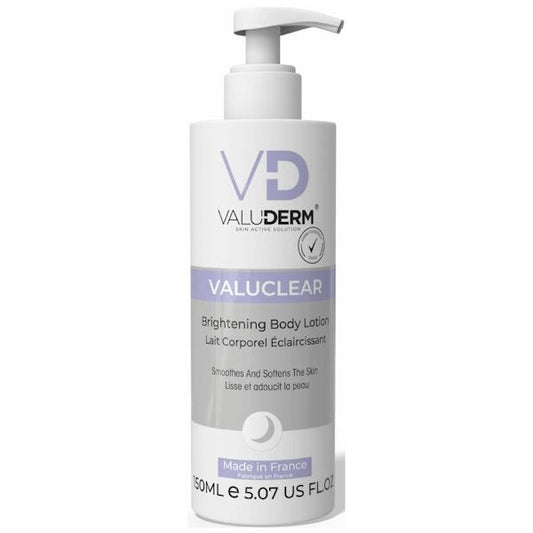 Valuderm Valuclear Brightening Body Lotion 150ml (Case of 6)