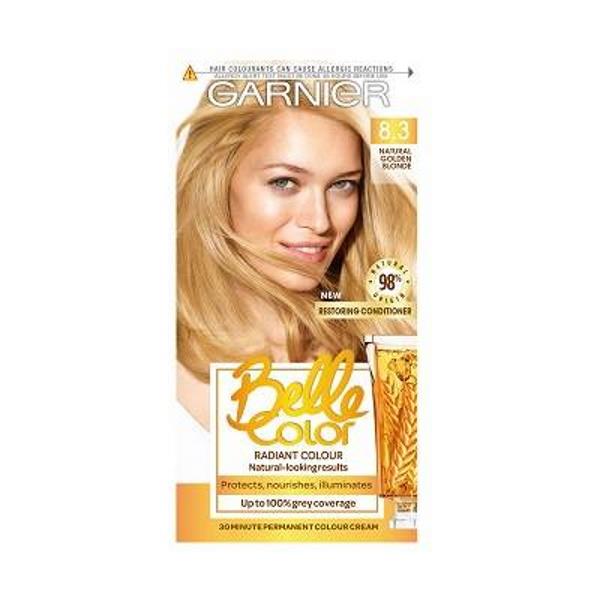 (LT) Garnier Belle Color Permanent Colour 8.3 Natural Golden Blonde (Case of 3)