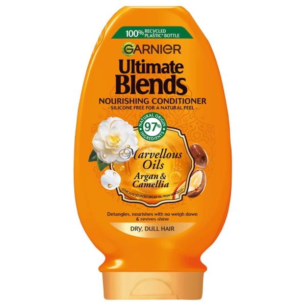 (LT) Garnier Ultimate Blends Marvellous Oils Conditioner 400ml (Case of 6)