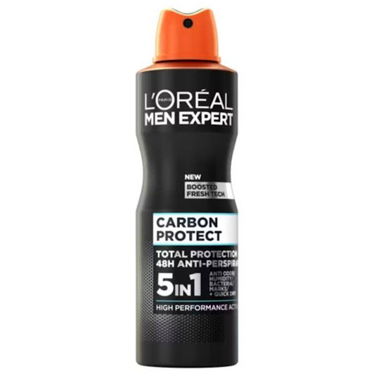 L'Oreal Men Expert Carbon Protect Anti-Perspirant Spray 250ml (Case of 6)