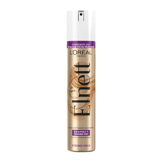 (LT) L'Oreal Elnett Micro-Diffusion Hairspray Strong Hold For Damaged Hair 200ml (Case of 6)