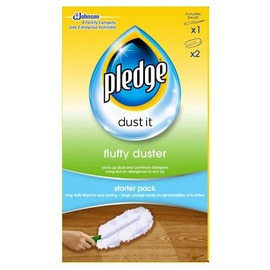 Pledge Dust It Fluffy Duster Starter Pack (Case of 6)