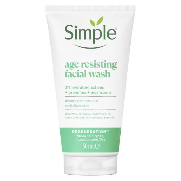 Simple Age Resisting Facial Wash 150ml (Case of 6)