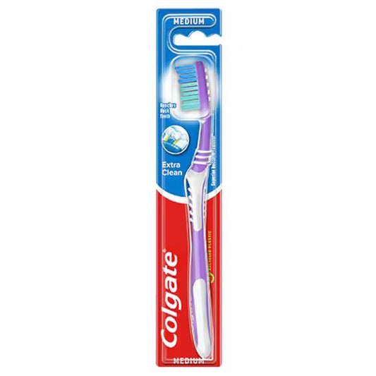 Colgate Toothbrush Extra Clean Medium (Colours Vary) (Case of 12)