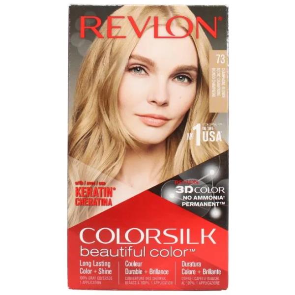 Revlon Colorsilk Permanent Colour 73 Champagne Blonde (Case of 3)