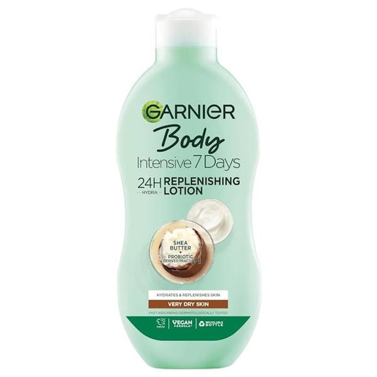 (LT) Garnier Body Intensive 7 Days Ultra Replenishing Lotion Shea Butter Very Dry Skin 400ml (Case of 6)